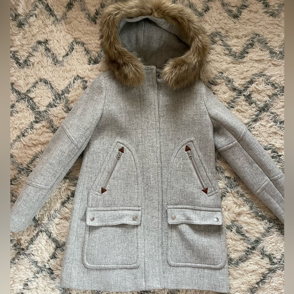 JCrew Chateau Parka Italian Stadium Cloth